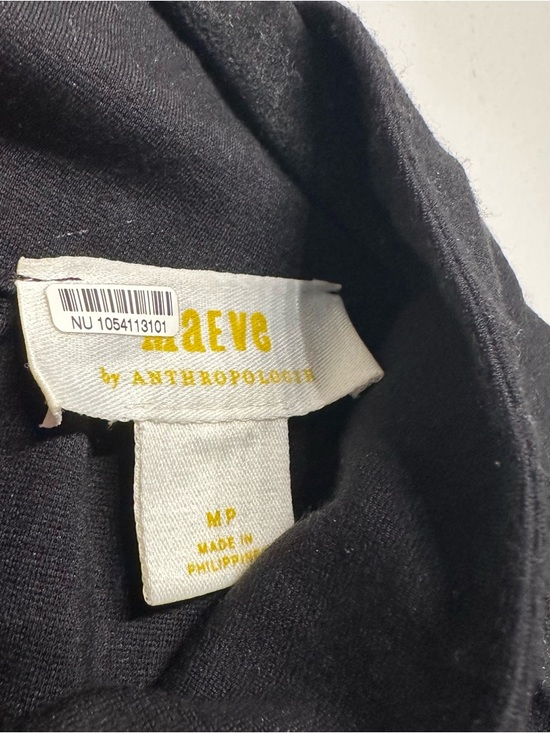 Maeve Anthropologie Bloomer High Neck Romper Black MP - Picture 7 of 10